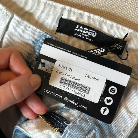 Jaded London Cloud Jeans NWT - Picture 5 of 6